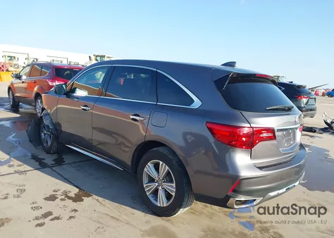 2020 Acura Mdx Standard z USA, uszkodzony, nr VIN 5J8YD4H3XLL006244